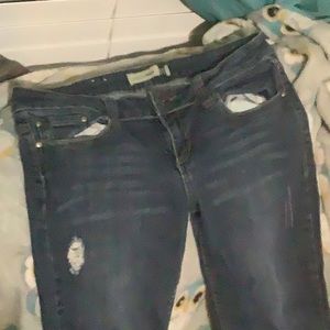 Black Friday sale⚡️ ANCHOR blue ripped pants